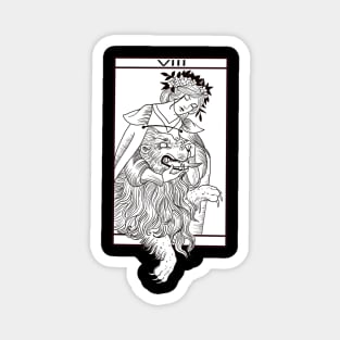 Tarot strength Magnet