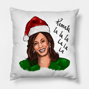 A Kamala Christmas Pillow