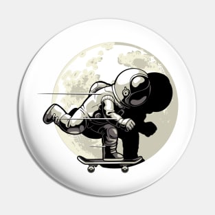 Astronaut Skate Pin