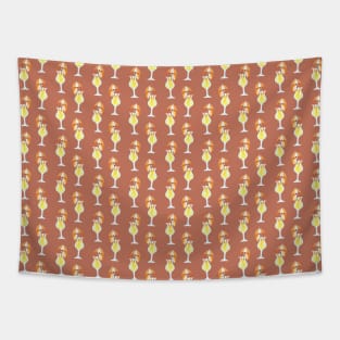 Umbrella Drink Pattern Tapestry