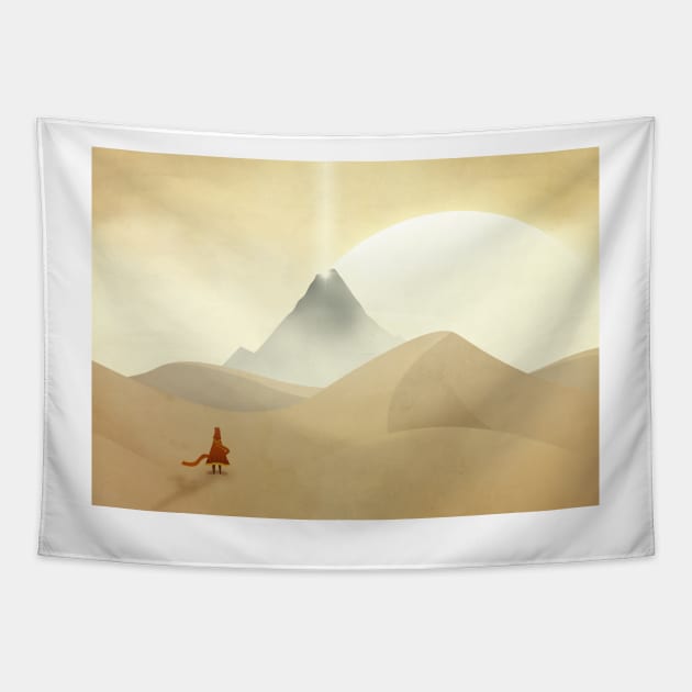 A Desert Journey Tapestry by AlisterCat