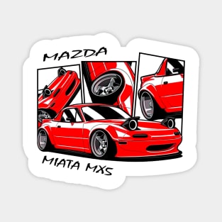 Mazda Miata MX5, JDM Car Magnet