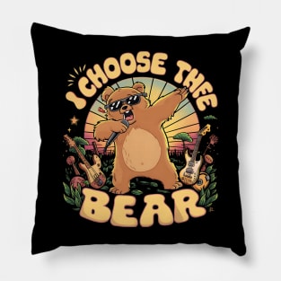 I choose the dabbing Bear Pillow
