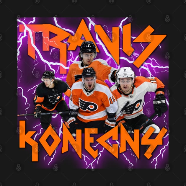 Travis Konecny Heavy Metal by Schuylkill Punch