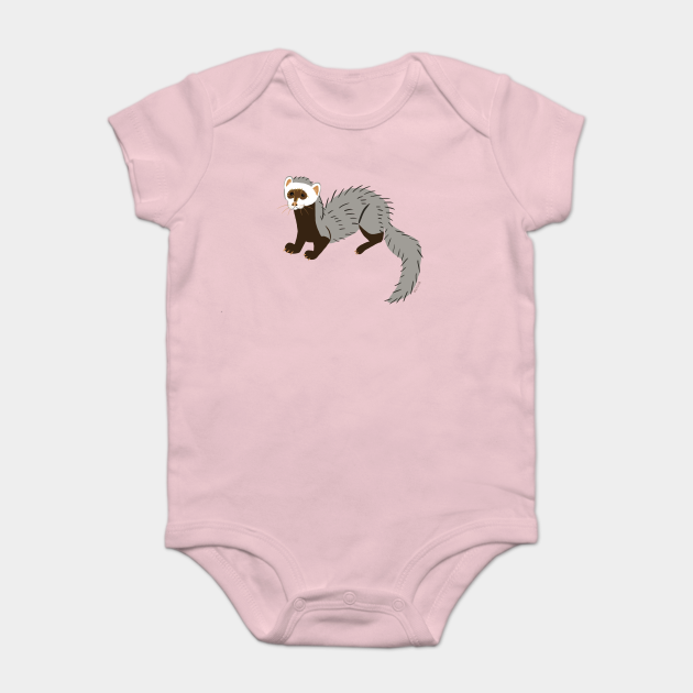 Grey Ferret Ferret Onesie Teepublic