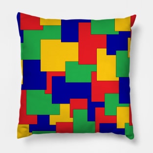 colored squares Pillow