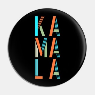 Kamala Vintage text Pin