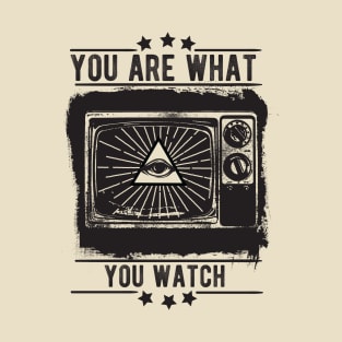 You are what you watch: Vintage television design T-Shirt