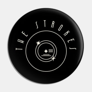 The Strokes / Vinyl Records Style Pin