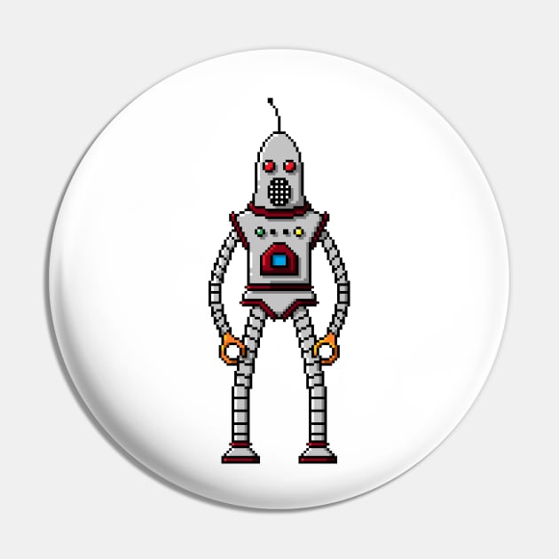 Pixel Robot 187 Pin by Vampireslug