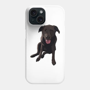 Chocolate Lab Puppy Phone Case