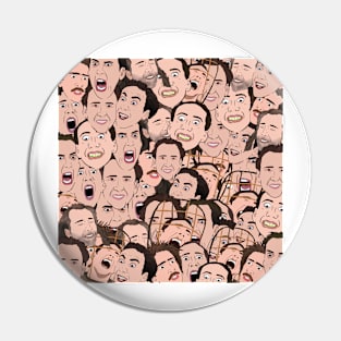 Nicolas Cage All Over Pin