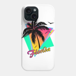 Florida Cool 80s Sunset Phone Case