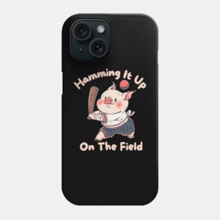 Pig baseball Phone Case