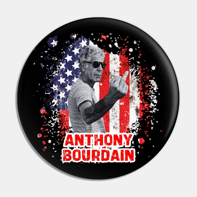 Anthony Bourdain Legendary Pin by Charlie Dion