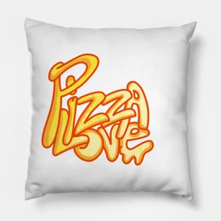 Pizza love cheesy melting t-shirt Pillow