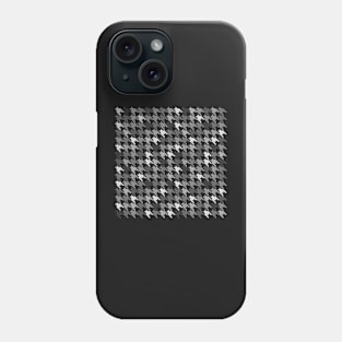 Houndstooth Black and White Phone Case