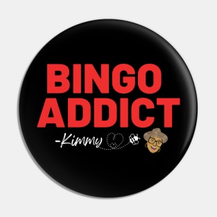 Bingo Addict Red Pin