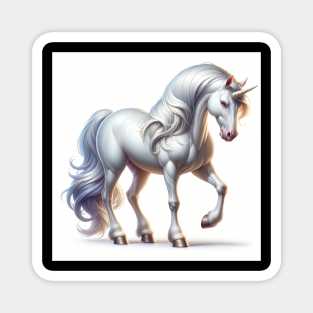 Unicorn Study - Fantasy AI Magnet