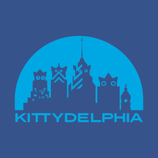 Kittydelphia Logo - blue sky by oliveandrye