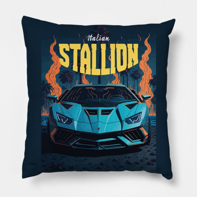 Italian Stallion Pillow by By_Russso