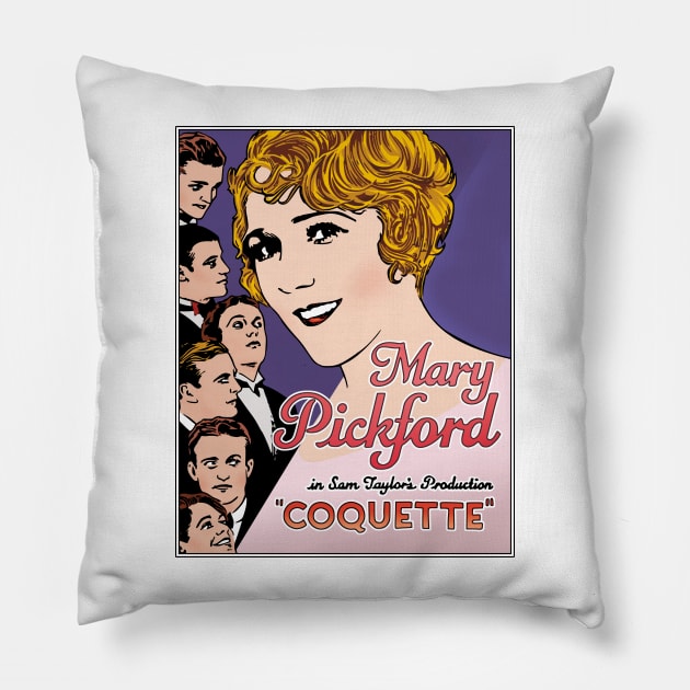 Mary Pickford - Coquette Pillow by ranxerox79