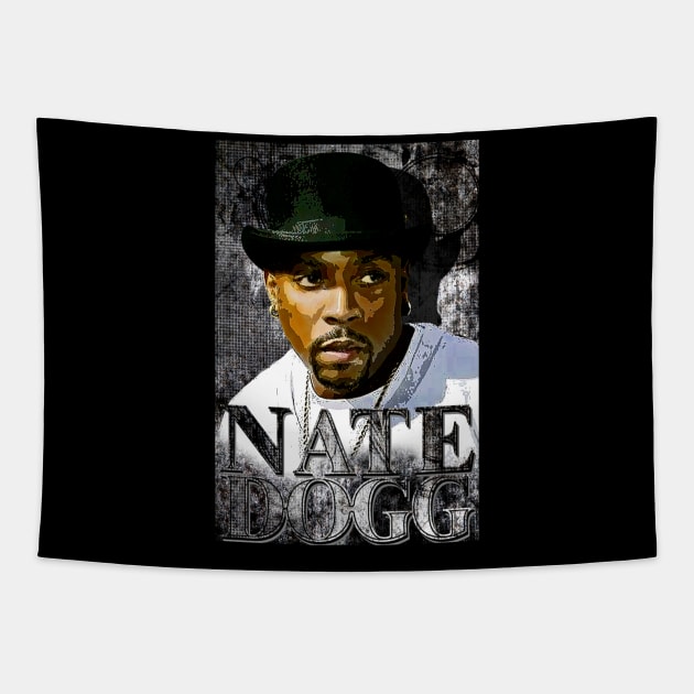Nate Dog Tapestry by Shauna Haley