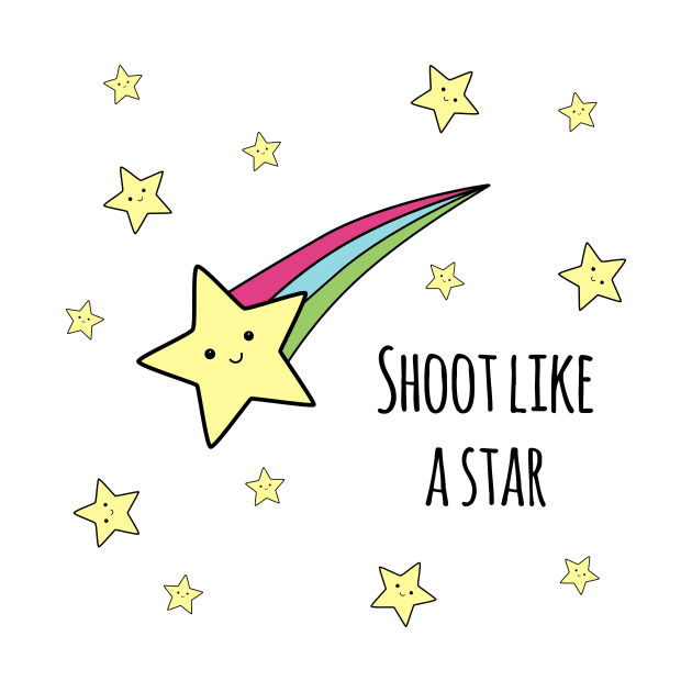 'Shoot Like A Star' by bluevolcanoshop@gmail.com