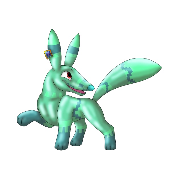 Pinartic Pretztail: Green by spyroid101