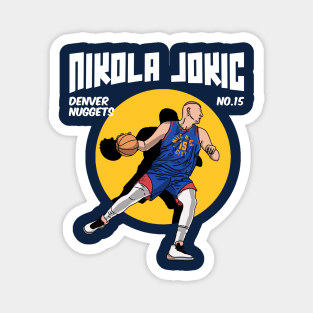 Nikola Jokic Comic Style Art Magnet