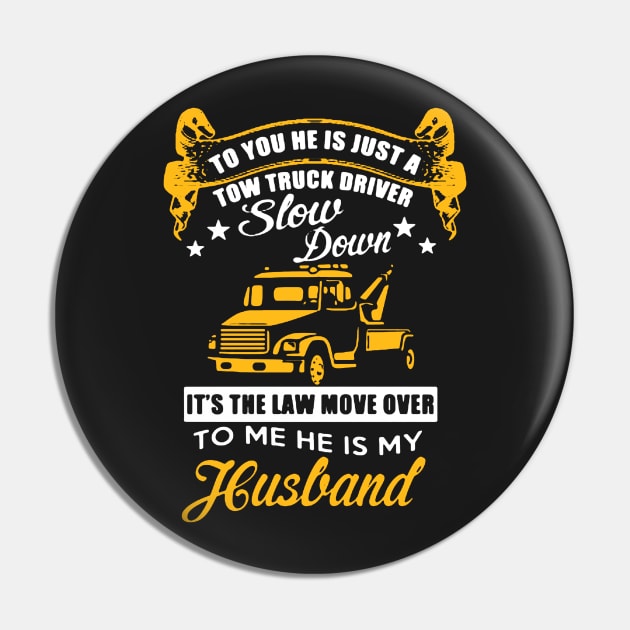 Truck Driver My Husband Pin by babettenoella