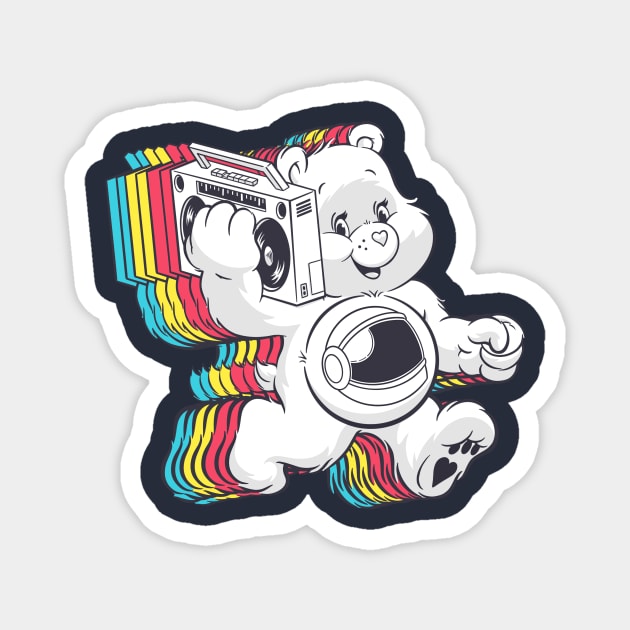 Funky Bear Magnet by DrawingsFromHell