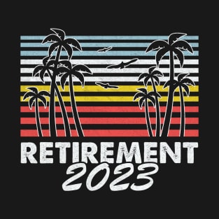 Retirement 2023 Retro Vintage Retired 2023 T-Shirt