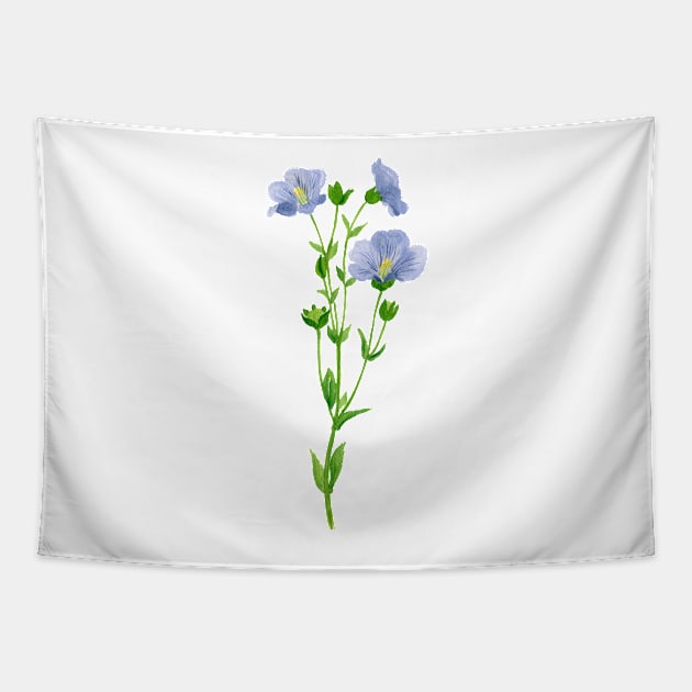 June 3rd birthday flower Tapestry by birthflower