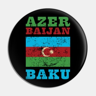 Flag of Azerbaijan Pin