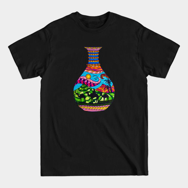 Disover Psychedelic Sand Bottle - Psychedelics - T-Shirt