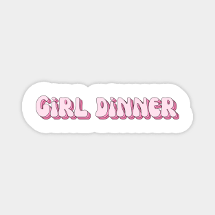 girl dinner Magnet