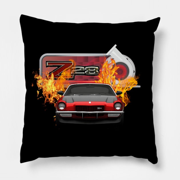 Camaro z28 Pillow by Bernards