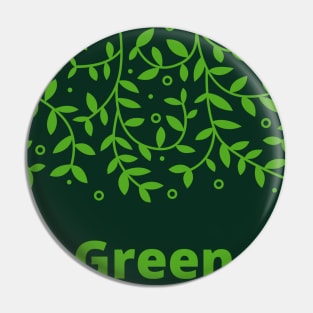 Go Green Pin