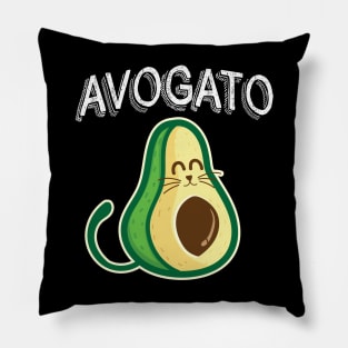 'AVOGATO' Funny Avocado Pillow