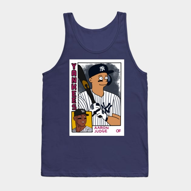 Aaron Judge Shirt, Simpson Inspired Baseball Card Parody T-shirt