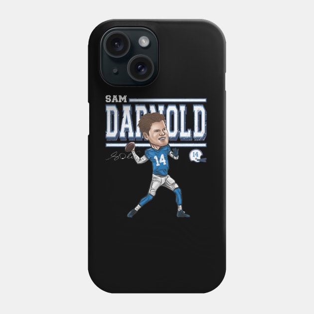 Sam Darnold Carolina Cartoon Phone Case by MASTER_SHAOLIN