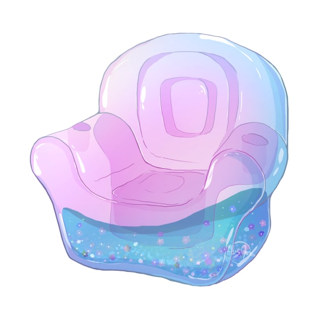 90s Nostalgia Series: Inflatable Chair by paintdust