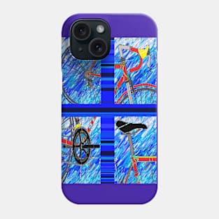 4 Bicycle Blues Phone Case