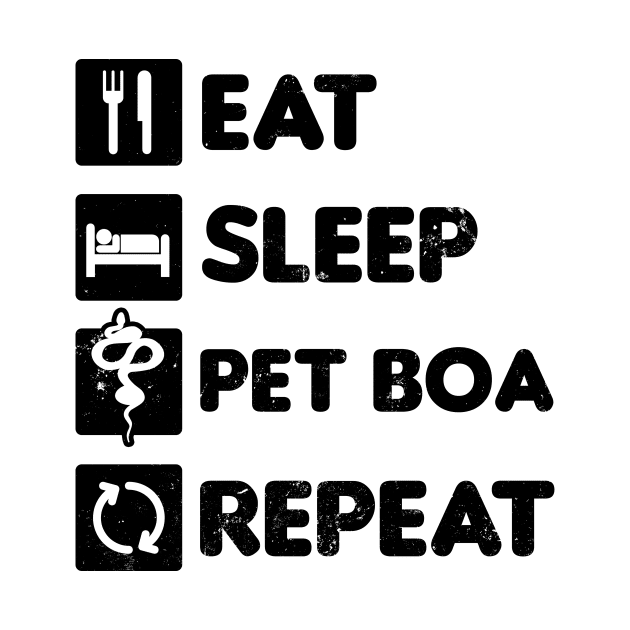 Boa Snake Shirt | Eat Sleep Repeat Gift by Gawkclothing