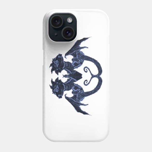 Duo Baby Dragon in Egg Phone Case by EyeEl42