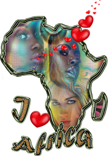 I love Africa Magnet