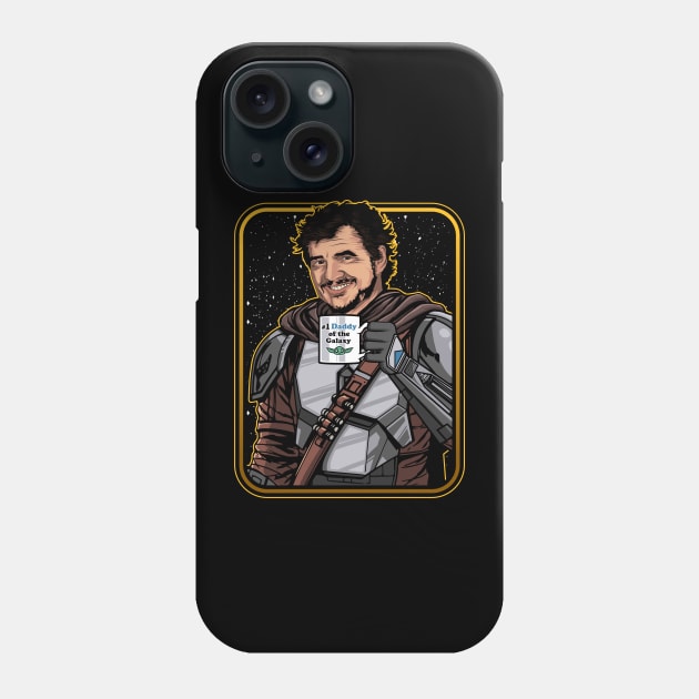 #1 Daddy Of The Galaxy Phone Case by Diegobadumx