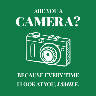 Funny Pick Up Line Camera Joke T-Shirt