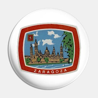 Zaragoza | Spain Gift | Spanish | Zaragoza travel | Vintage Pin